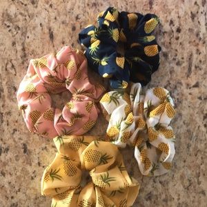 Pineapple scrunchies